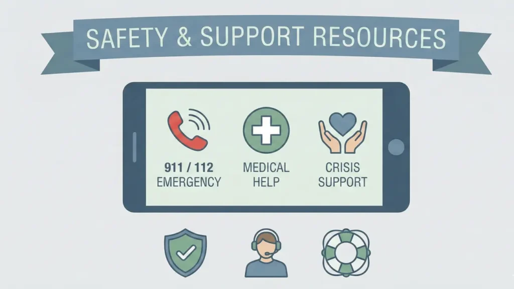 Home 14 Emergency safety information including poison control