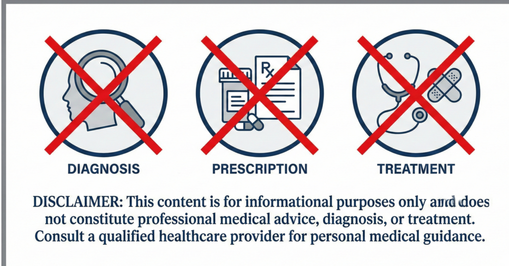 Medical Disclaimer 3 Not Medical Diagnosis or Treatment