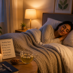 healthy sleep habits and stress management for better mental wellness